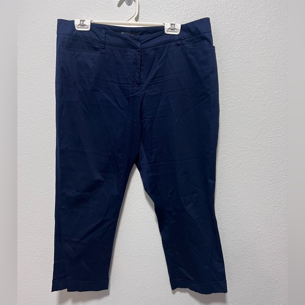 New York & Co. Navy Blue Trouser Pants Size 12